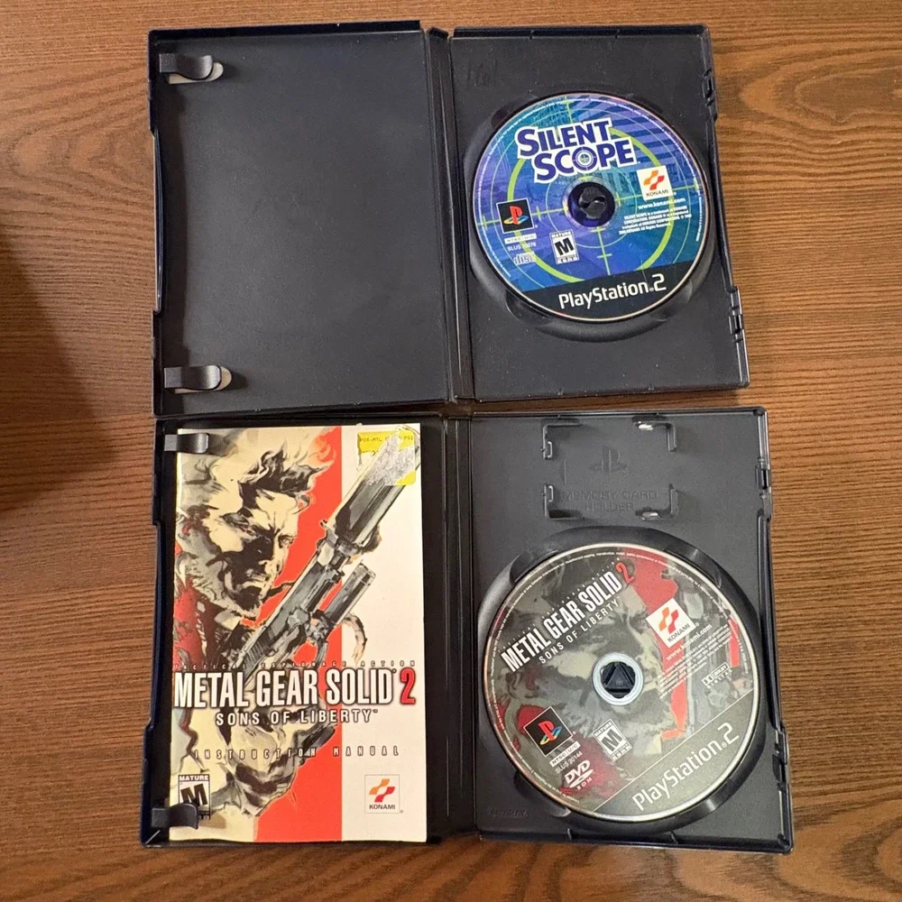 Sony PlayStation 2 Video Game Lot of 6 MGS2 SOCOM Red Faction PS2 Good Bundle